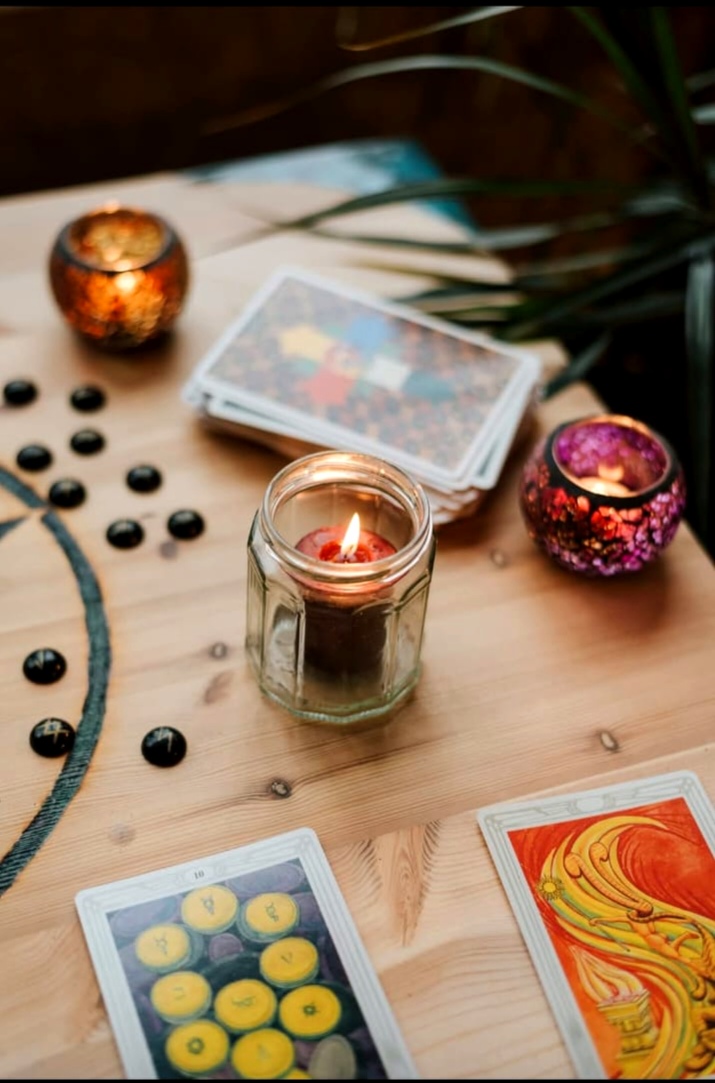 Séance de guidance — pendule et cartes